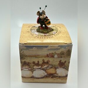 Wee Forest Folk Lady Bug A Boo M-272 WFF 2001 Donna Petersen Halloween Ladybug